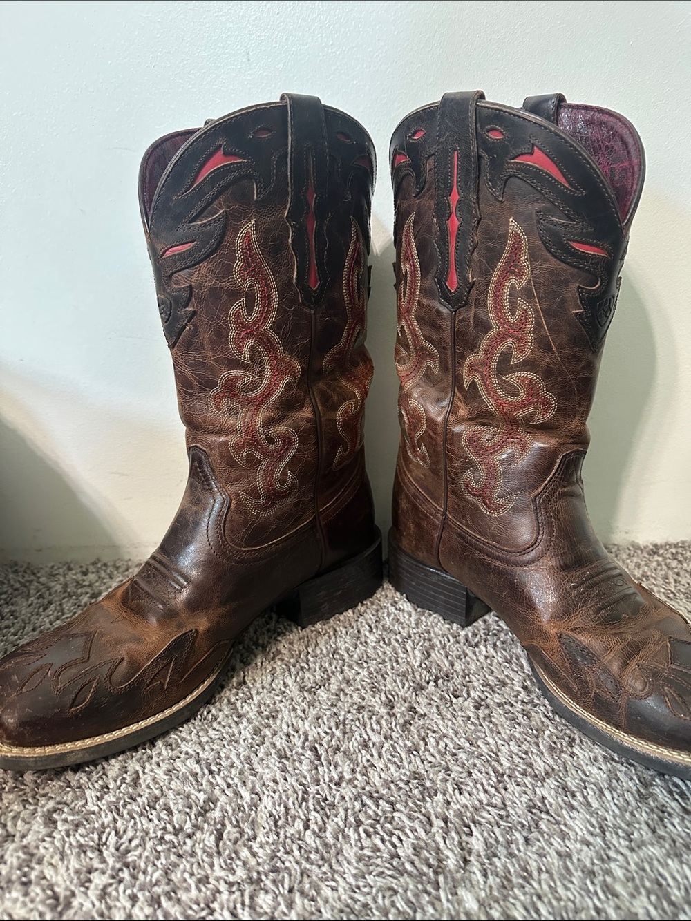 Ariat Western Boots Women’s Cowboy Sidekick Size 7.5 - Picture 7 of 14